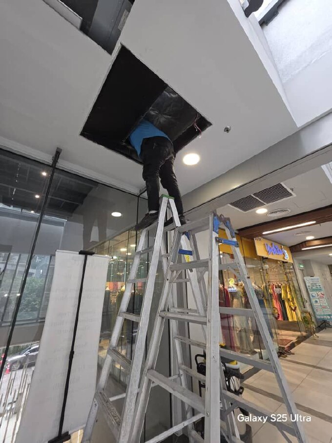 Retail mall cooling system in Petaling Jaya